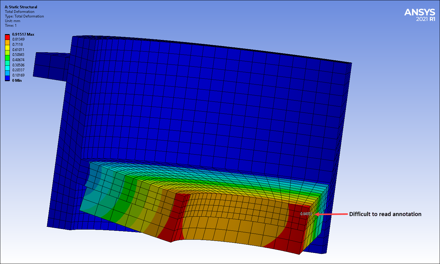 SOLIDWORKS Simulation Maximum Annotation in Probe Tool